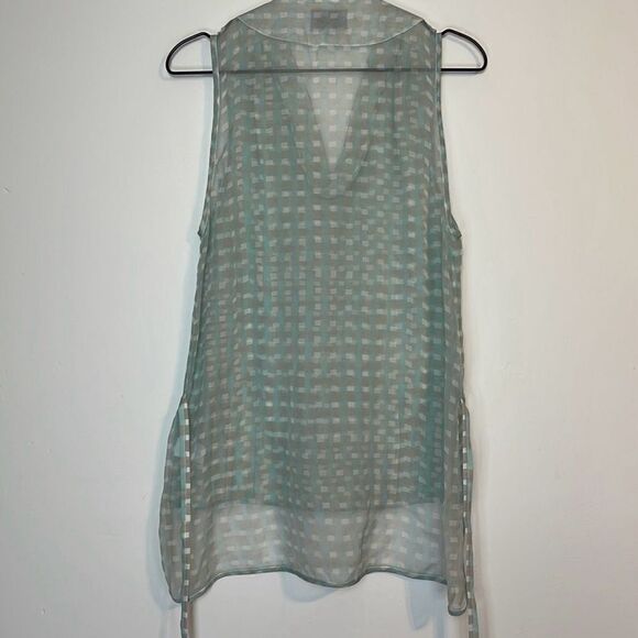 Maiyet Shirt Tail Silk Top 10/40 - Picture 6 of 8